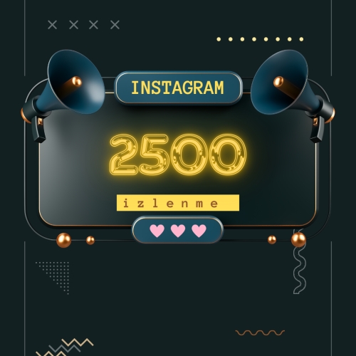  Instagram 2500 Izlenme